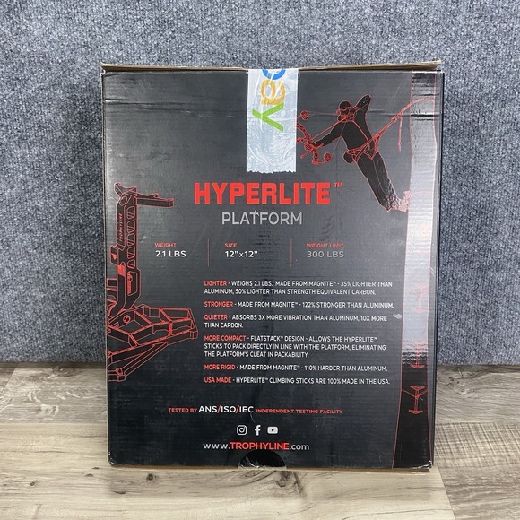 TrophyLine Hyperlite Platform Saddle Hunting Platform New *READ